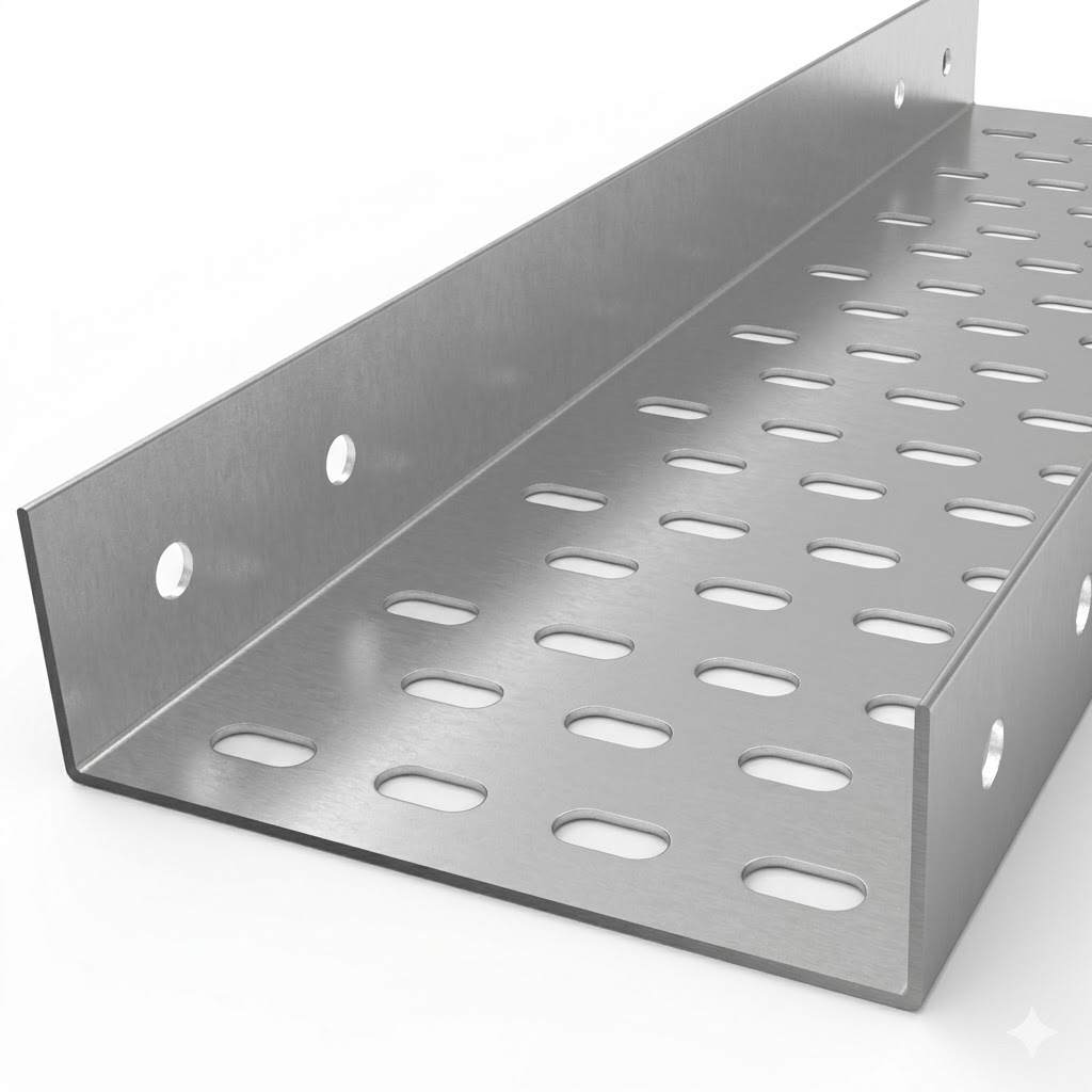 Perforated cable tray
